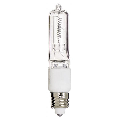 500 Watt - Halogen - T4 - Clear - 2000 Average rated hours - 8500 Lumens - Mini Candelabra base - 120 Volt