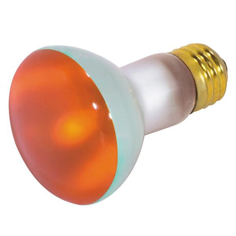 50 Watt R20 Incandescent - Amber - 2000 Average rated hours - Medium base - 130 Volt