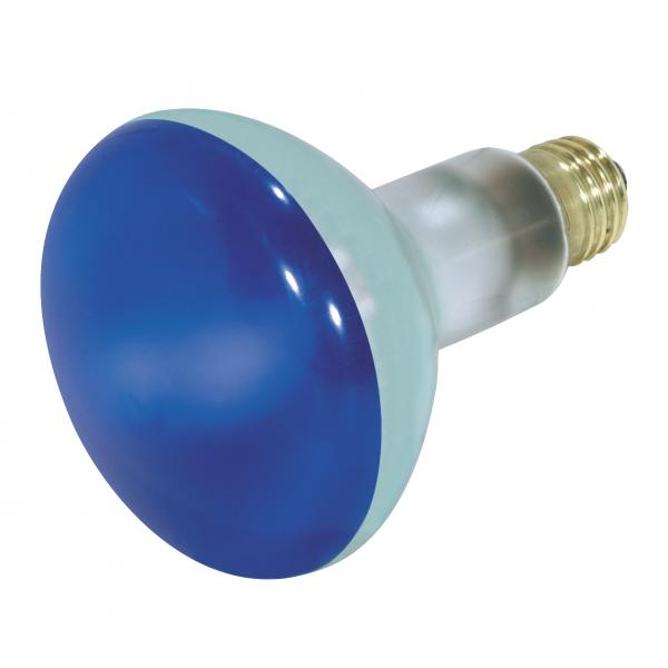 75 Watt BR30 Incandescent - Blue - 2000 Average rated hours - Medium base - 130 Volt