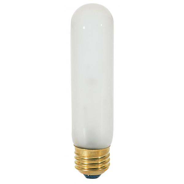 40 Watt T10 Incandescent - Frost - 2000 Average rated hours - 280 Lumens - Medium base - 120 Volt