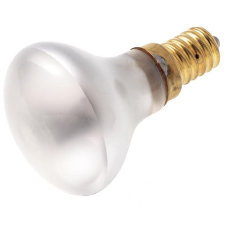 40 Watt R14 Incandescent - Frost - 1500 Average rated hours - 280 Lumens - European base - 130 Volt