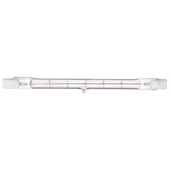 100 Watt - Halogen - T3 - Clear - 1500 Average rated hours - 1650 Lumens - Double Ended base - 118mm - 120 Volt - Carded