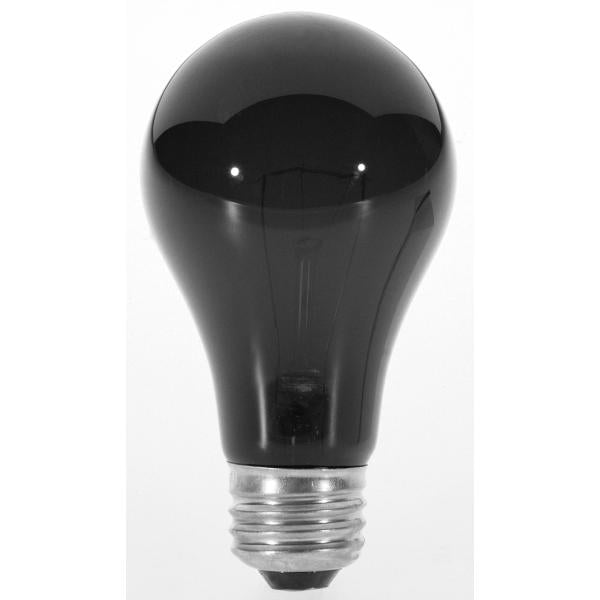 75 Watt A19 Incandescent - Black - 480 Average rated hours - Medium base - 120 Volt