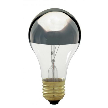 100 Watt A19 Incandescent - Silver Crown - 1500 Average rated hours - 960 Lumens - Medium base - 130 Volt