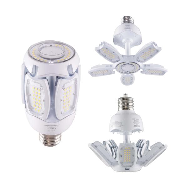 40 Watt LED HID Replacement - 5000K - Mogul extended base - Adjustable Beam Angle - Type B Ballast Bypass -100-277 Volt