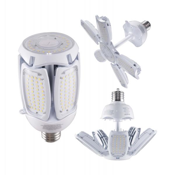 60 Watt LED HID Replacement - 5000K - Mogul extended base - Adjustable Beam Angle - Type B Ballast Bypass -100-277 Volt