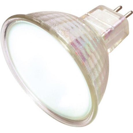 20 Watt - Halogen - MR16 - Frosted - 2000 Average rated hours - Miniature 2 Pin Round base - 12 Volt