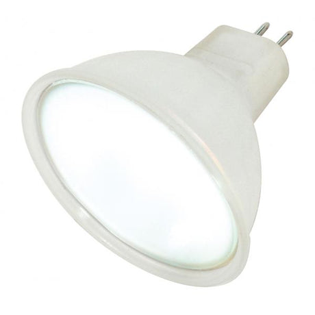 20 Watt - Halogen - MR16 - Frosted - 2000 Average rated hours - 255 Lumens - Miniature 2 Pin Round base - 12 Volt