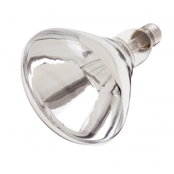 375 Watt R40 Incandescent - Clear Heat - 5000 Average rated hours - Medium base - 120 Volt