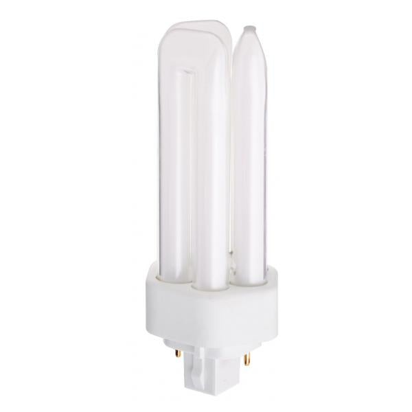 18 Watt - pin-based Compact Fluorescent - 2700K - 82 CRI - GX24d-2 base