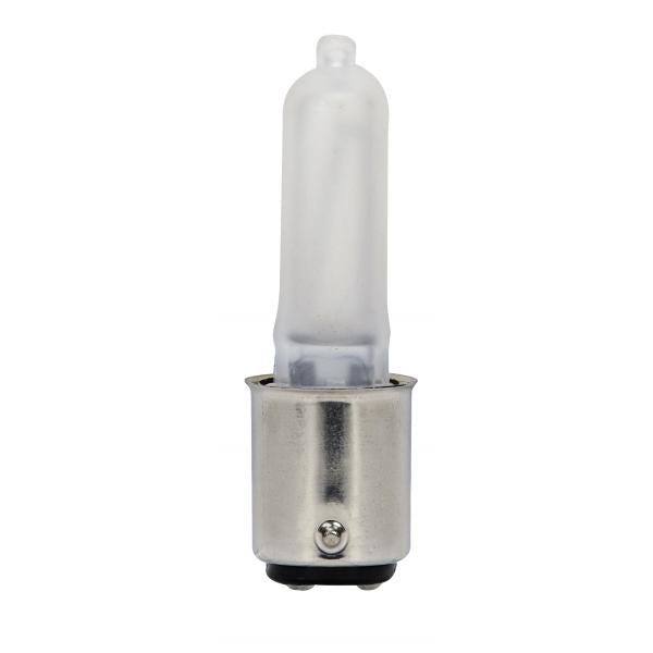 60 Watt - Halogen / Excel - T3 - Frosted - 3000 Average rated hours - 950 Lumens - DC Bay base - 120 Volt