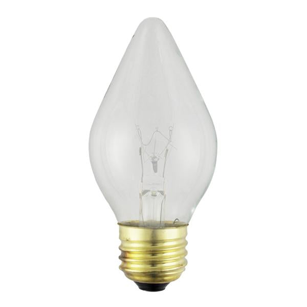 60 Watt C15 Incandescent - Clear - 4000 Average rated hours - Medium base - 120 Volt - Shatter Proof