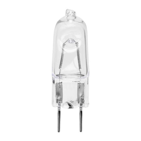 100 Watt - Halogen - T4 - Clear - 2000 Average rated hours - 1700 Lumens - Bi Pin G8 base - 120 Volt