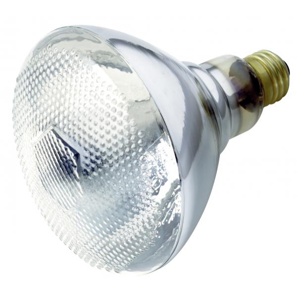 175 Watt BR38 Incandescent - Clear Heat - 5000 Average rated hours - Medium base - 120 Volt