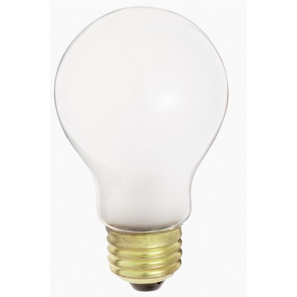 50 Watt A19 Incandescent - Frost - 1500 Average rated hours - 540 Lumens - Medium base - Marine use - 12 Volt