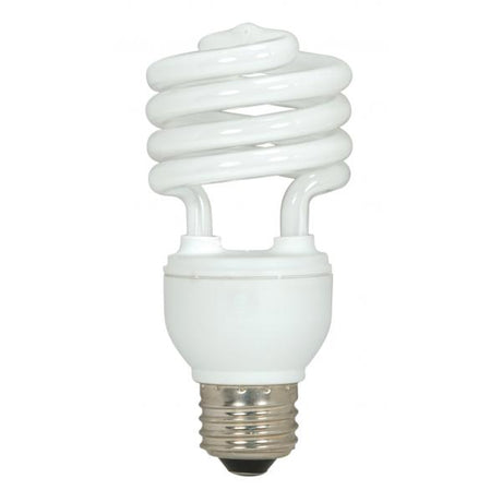 18 Watt - Mini Spiral Compact Fluorescent - 4100K - 82 CRI - Medium base - 120 Volt - 3-pack