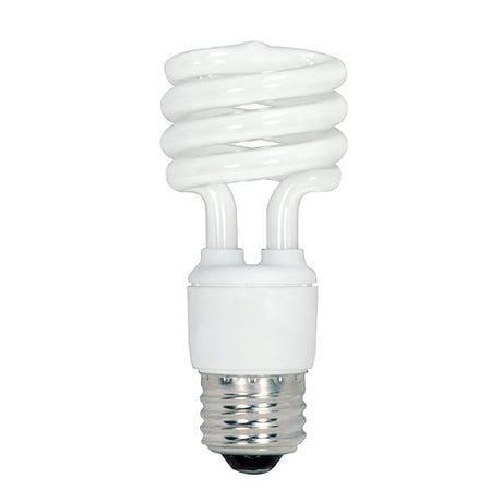 18 Watt - Mini Spiral Compact Fluorescent - 2700K - 82 CRI - Medium base - 120 Volt - 8-pack