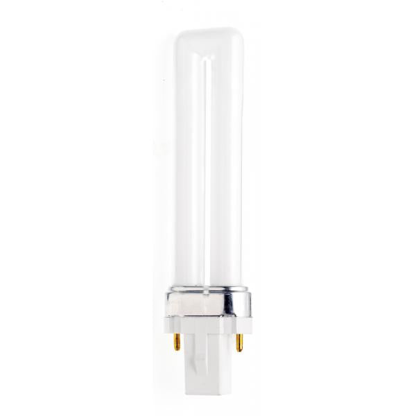 7 Watt - pin-based Compact Fluorescent - 3500K - 82 CRI - G23 base