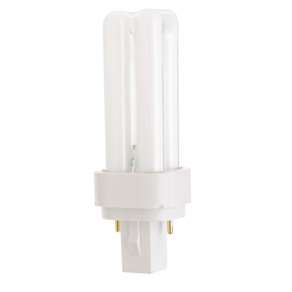 9 Watt - pin-based Compact Fluorescent - 3500K - 82 CRI - G23-2 base