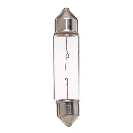 5 Watt miniature - T3 1/4 - 15000 Average rated hours - 50 Lumens - Festoon base - 24 Volt