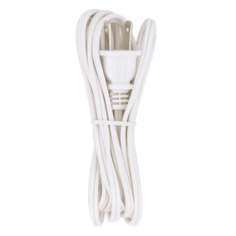 8 Foot Cord With Plug - White Finish