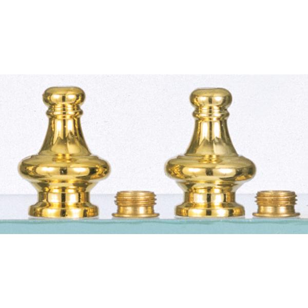 Pyramid Knob - 2" - Brass Finish