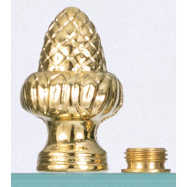 Brass Finial Acorn Knob
