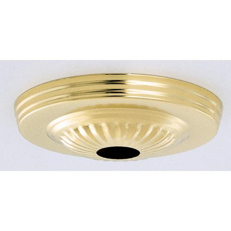 Ribbed Canopy Kit - Vacuum Brass Finish