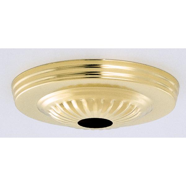 Ribbed Canopy Kit - Vacuum Brass Finish