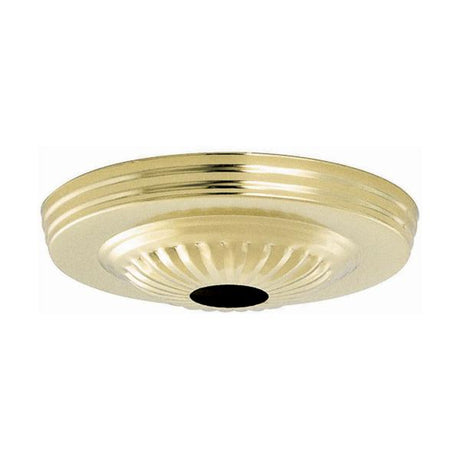 Ribbed Canopy Kit - Antique Brass Finish