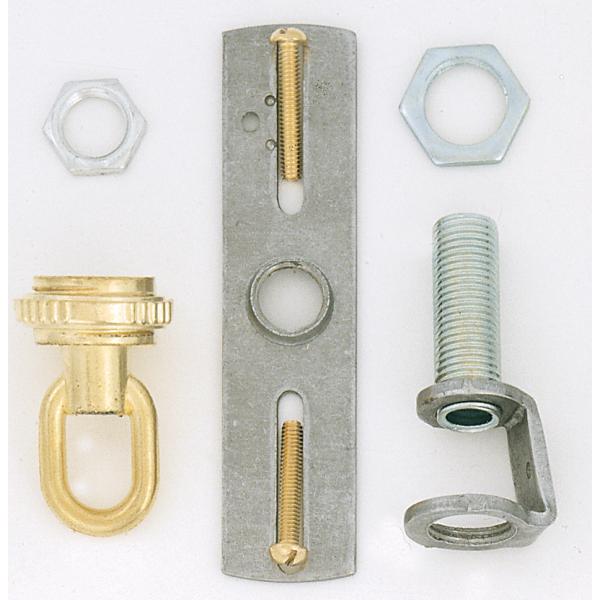 Screw Collar Loop Kit - Brass Finish