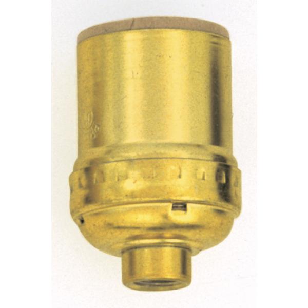 Keyless Standard Socket - Brite Gilt Finish