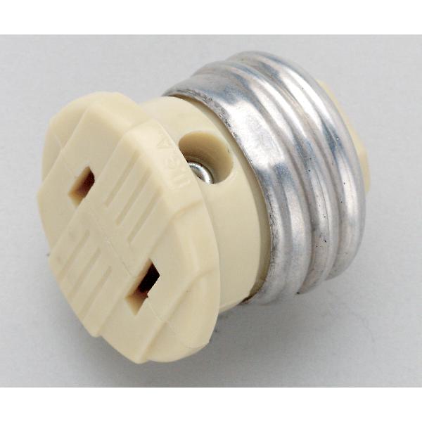 Bakelite Female Screw Plug - Ivory Finish