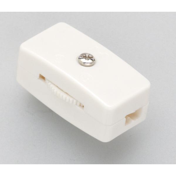 Inline Cord Switch - White Finish