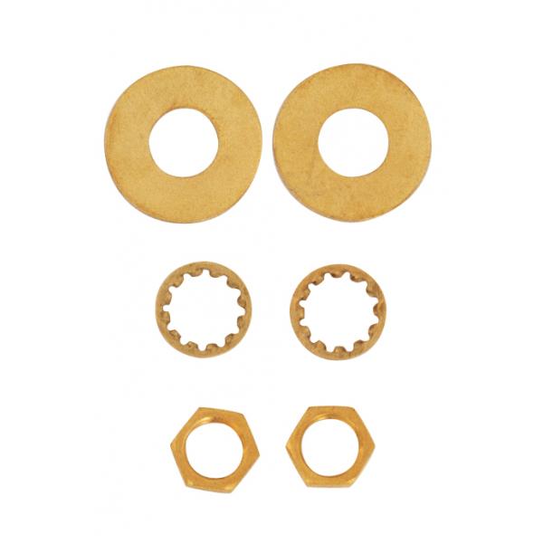 6 Assorted Steel Washers - 1/8 IPS