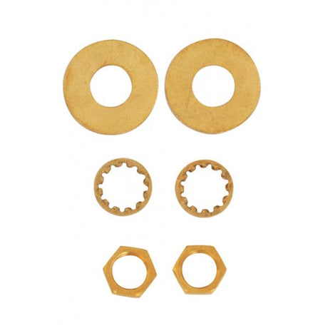 6 Assorted Steel Washers - 1/8 IPS