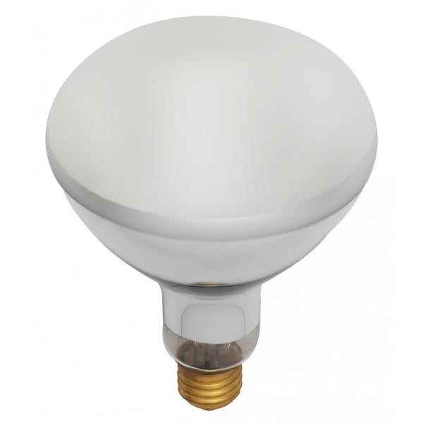 500 Watt BR40 Incandescent - Frost - 2000 Average rated hours - 5500 Lumens - Medium base - 130 Volt