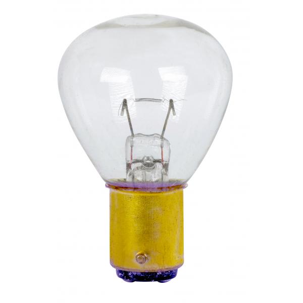 24.8 Watt miniature - RP11 - 400 Average rated hours - Double Contact base - 12.5 Volt