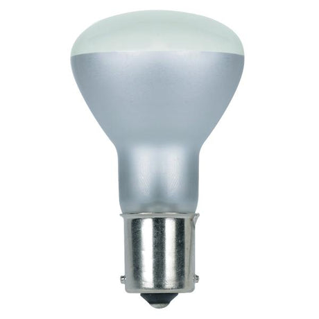 20.2 Watt miniature - R12 - 300 Average rated hours - Bayonet Single Contact Base - Frosted - 28 Volt