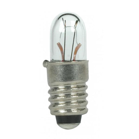 1.12 Watt miniature - T1 3/4 - 2500 Average rated hours - Midget Screw base - 14 Volt