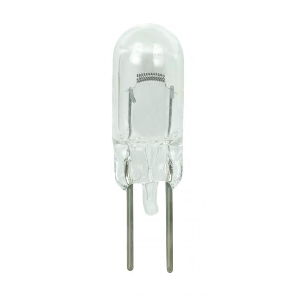 10 Watt miniature - T3 - 100 Average rated hours - G4 base - 6 Volt