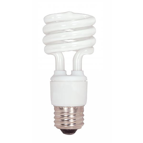 15 Watt - Mini Spiral Compact Fluorescent - 4100K - 82 CRI - Medium base - 120 Volt