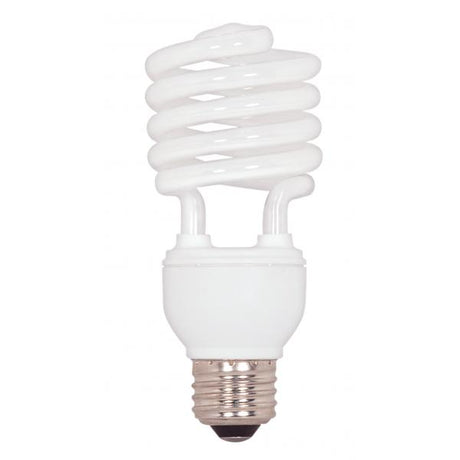 23 Watt - Mini Spiral Compact Fluorescent - 4100K - 82 CRI - Medium base - 120 Volt