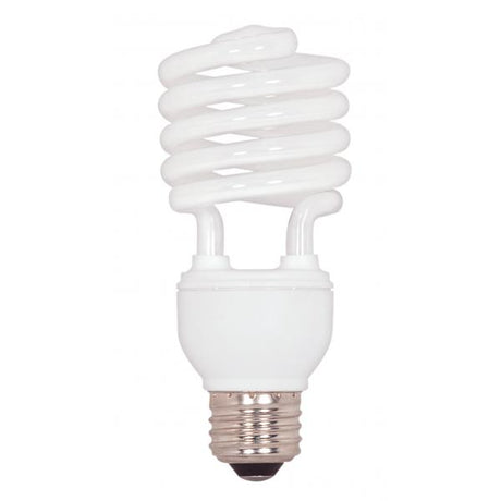 20 Watt - Mini Spiral Compact Fluorescent - 2700K - 82 CRI - Medium base - 120 Volt