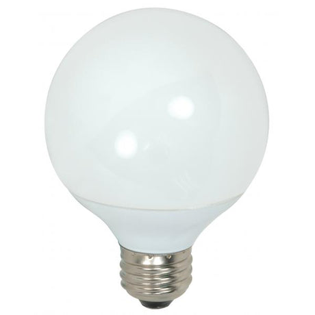 9 Watt - G25 Compact Fluorescent - 4100K - 82 CRI - Medium base - 120 Volt