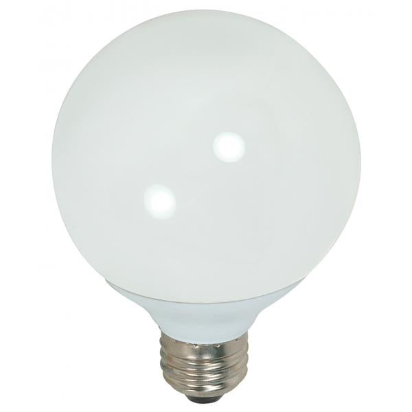 15 Watt - G25 Compact Fluorescent - 2700K - 82 CRI - Medium base - 120 Volt