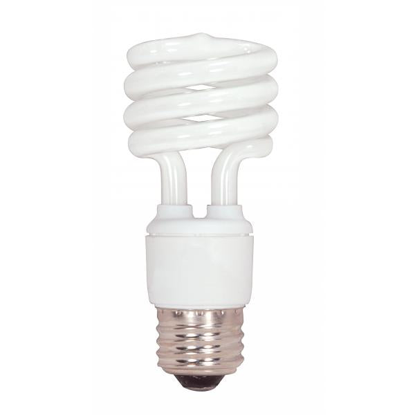 13 Watt - Mini Spiral Compact Fluorescent - 2700K - 82 CRI - 230 Volt