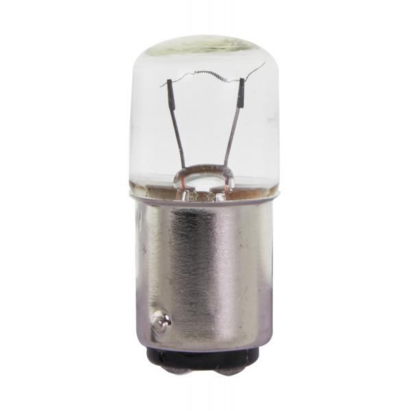 5 Watt miniature - T5 - Clear - Double Contact Bayonet base - 24 Volt