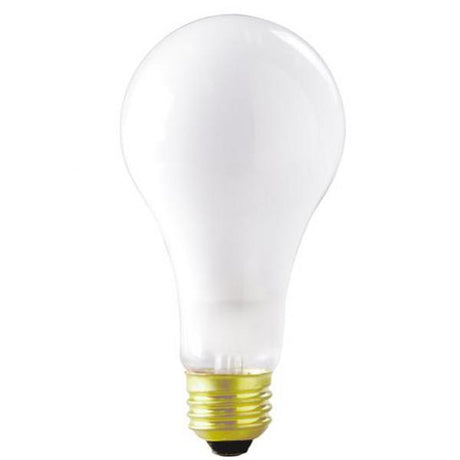 250 Watt A21 Incandescent - Frost - 4 Average rated hours - 8700 Lumens - Medium base - 120 Volt