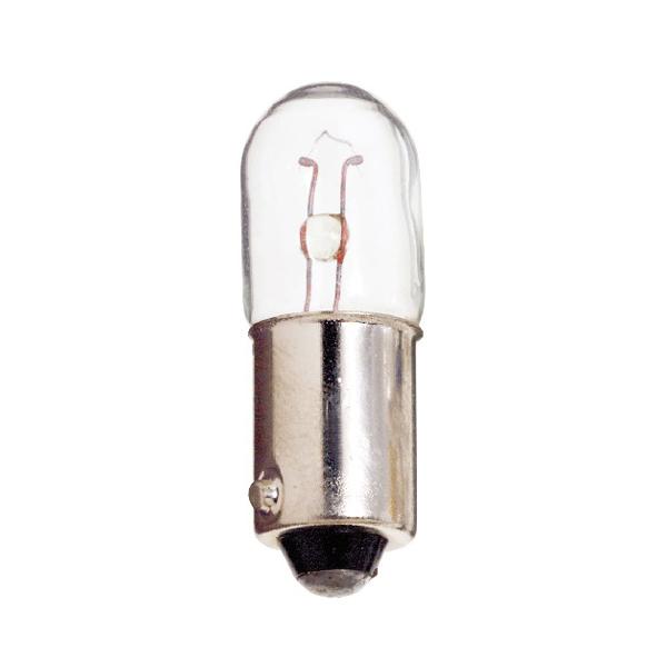 0.95 Watt miniature - T3 1/4 - 5000 Average rated hours - Miniature Bayonet base - 6.3 Volt